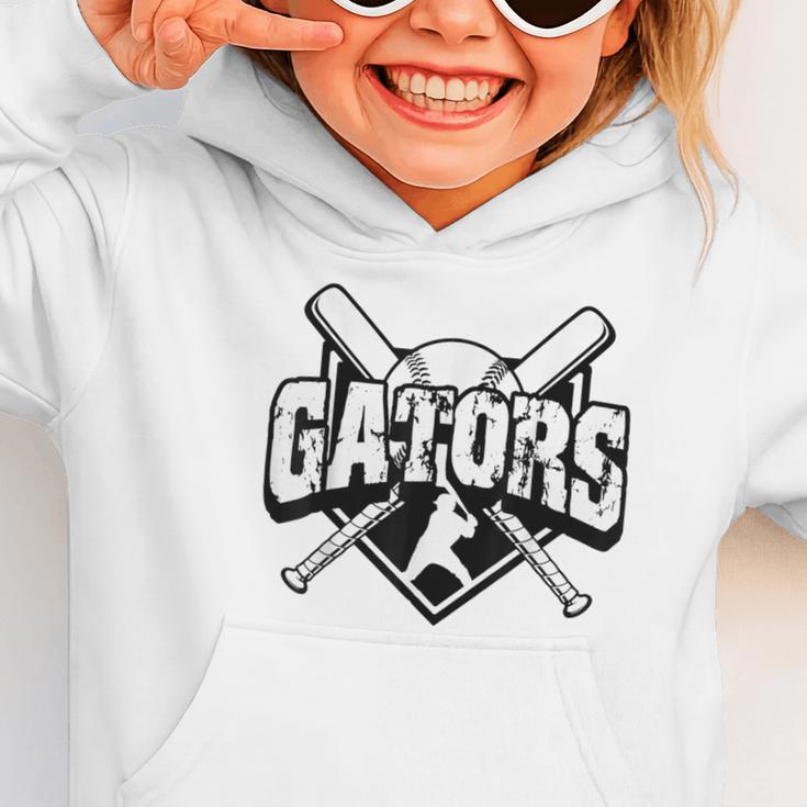 Gators Baseball Back To School Spirit Graphic Toddler Hoodie