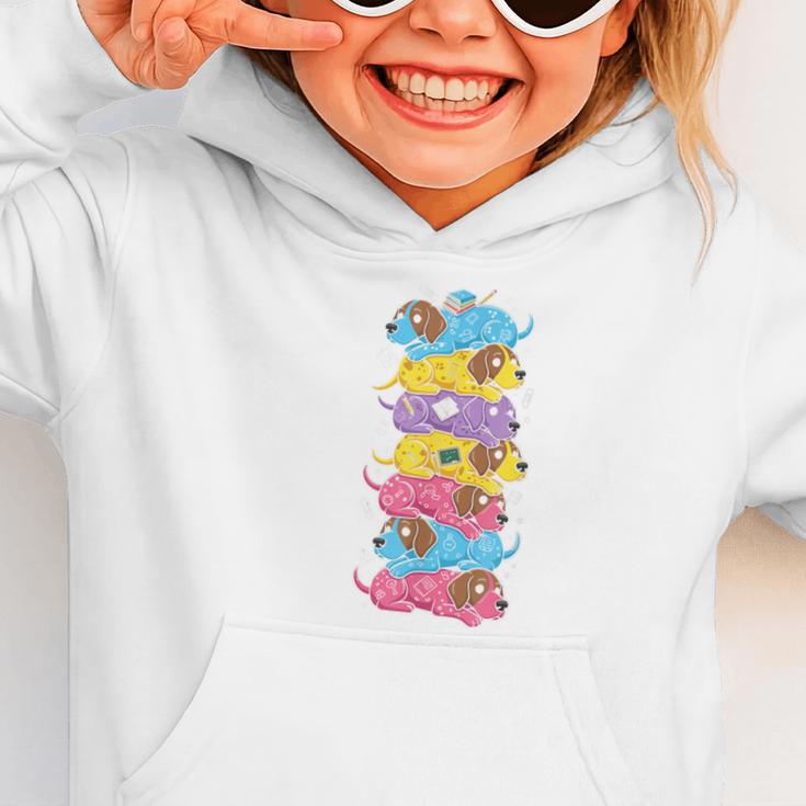 German Shorthaired Pointer Rainbow Back To School Boys Girls Graphic Toddler Hoodie German Shorthaired Pointer Rainbow Back To School Boys Girls Graphic Toddler Hoodie