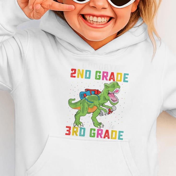 Goodbye 2nd Grade Hello 3rd GradeRex Back To School Graphic Toddler Hoodie Goodbye 2nd Grade Hello 3rd GradeRex Back To School Graphic Toddler Hoodie