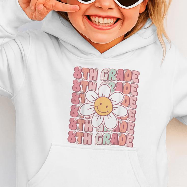 Groovy 8th Grade Back To School First Day Of Eighth Grade Graphic Toddler Hoodie Groovy 8th Grade Back To School First Day Of Eighth Grade Graphic Toddler Hoodie