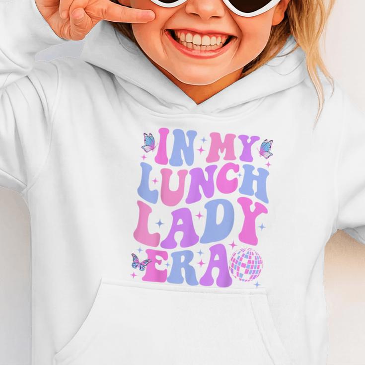 Groovy In My Lunch Lady Era Cafeteria Back To School Graphic Toddler Hoodie Groovy In My Lunch Lady Era Cafeteria Back To School Graphic Toddler Hoodie
