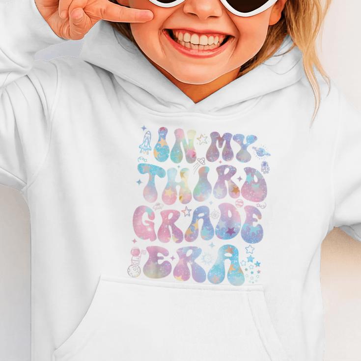 Groovy In My Third Grade Era Tie Dye Kids Boy Back To School Graphic Toddler Hoodie