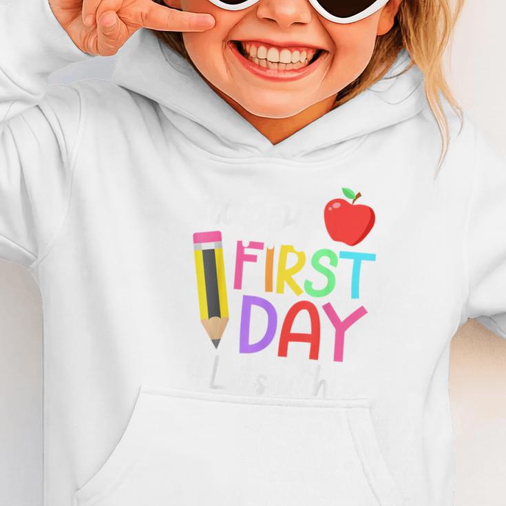 Happy First Day Let's Do This Welcome Back To School Tie Dye Graphic Toddler Hoodie Happy First Day Let's Do This Welcome Back To School Tie Dye Graphic Toddler Hoodie