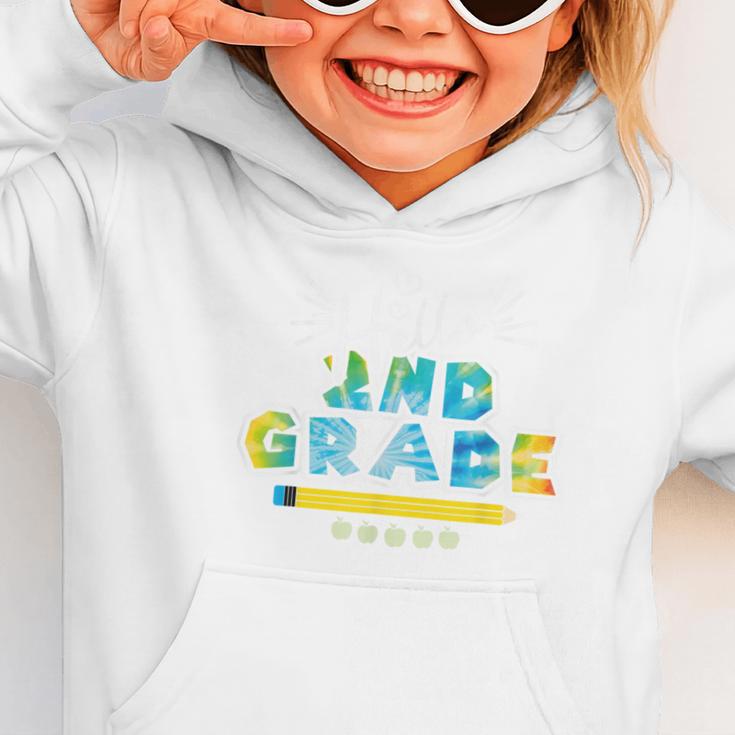 Hello 2nd Grade Back To School First Day Of School Graphic Toddler Hoodie Hello 2nd Grade Back To School First Day Of School Graphic Toddler Hoodie