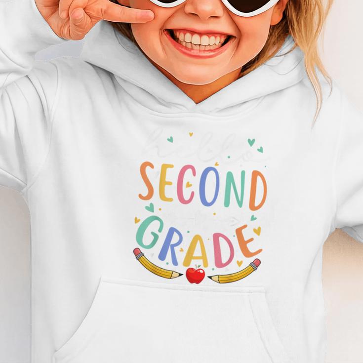 Hello 2nd Grade Tshirt Second Grade Back To School Graphic Toddler Hoodie