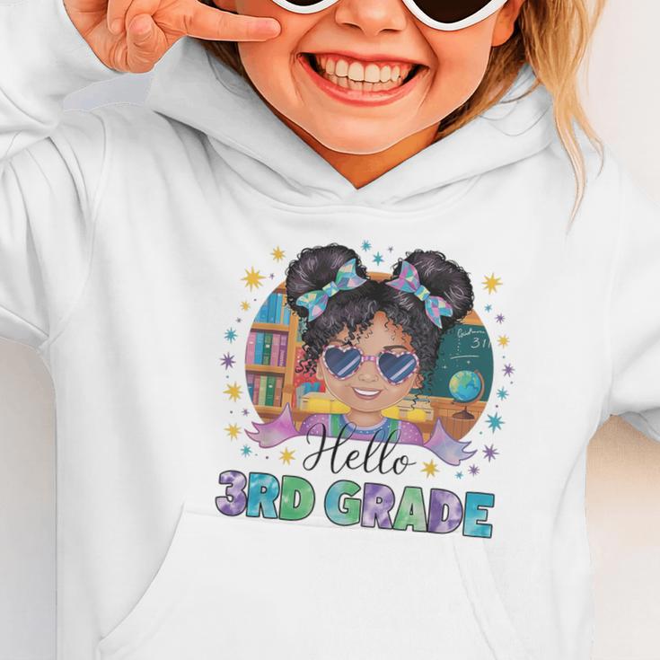 Hello 3rd Grade Girl Back To School Kids Boys Girls Graphic Toddler Hoodie Hello 3rd Grade Girl Back To School Kids Boys Girls Graphic Toddler Hoodie