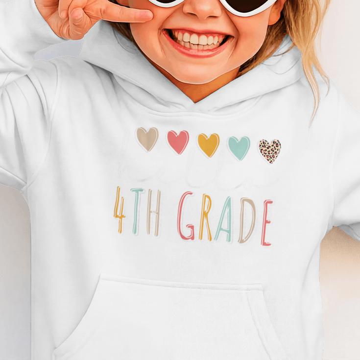 Hello 4th Grade Back To School Fourth Grade Vibes Heart Love Graphic Toddler Hoodie Hello 4th Grade Back To School Fourth Grade Vibes Heart Love Graphic Toddler Hoodie