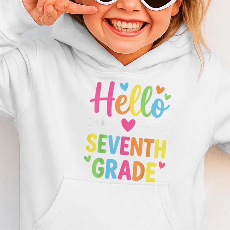 Hello Seventh 7TH Grade Back To School Kids Students Tee Graphic Toddler Hoodie Hello Seventh 7TH Grade Back To School Kids Students Tee Graphic Toddler Hoodie