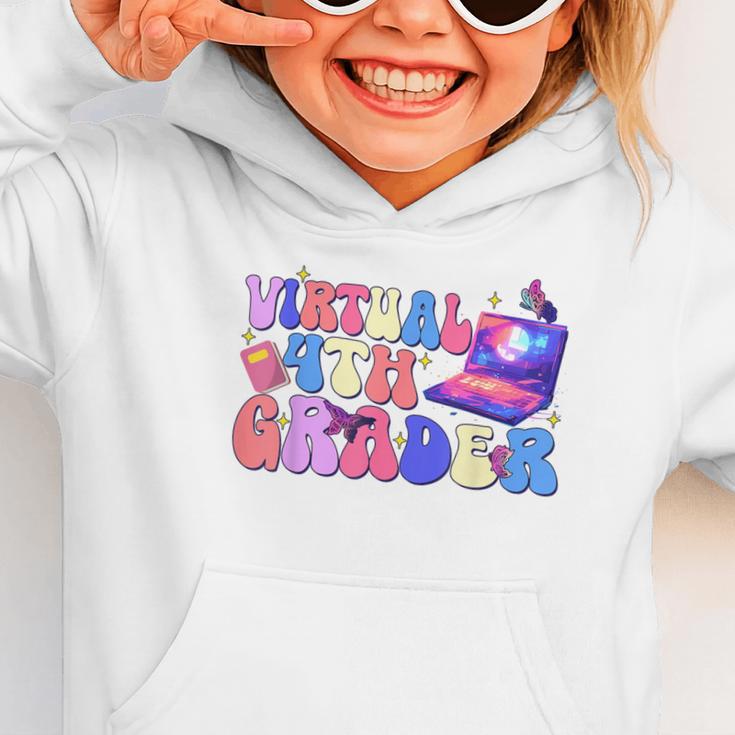 Homeschool 4th Grade Virtual 4th Grader Back To School Graphic Toddler Hoodie Homeschool 4th Grade Virtual 4th Grader Back To School Graphic Toddler Hoodie
