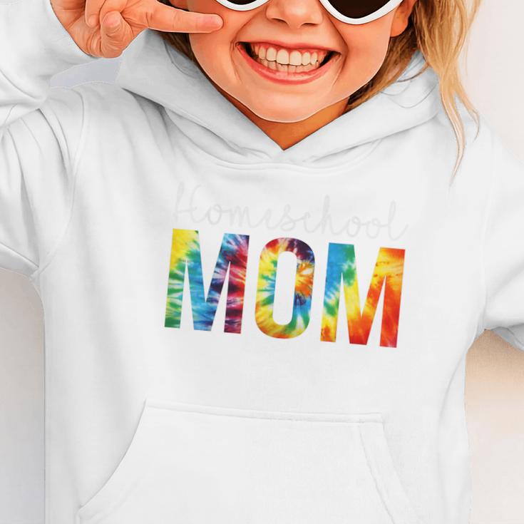 Homeschool Mom Tie Dye Back To School Day For Women For Work Graphic Toddler Hoodie