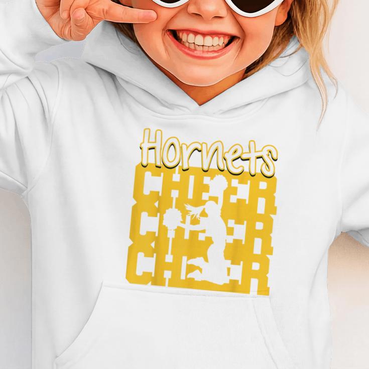Hornets Cheer Back To School Cheerleading Spirit GY Graphic Toddler Hoodie Hornets Cheer Back To School Cheerleading Spirit GY Graphic Toddler Hoodie