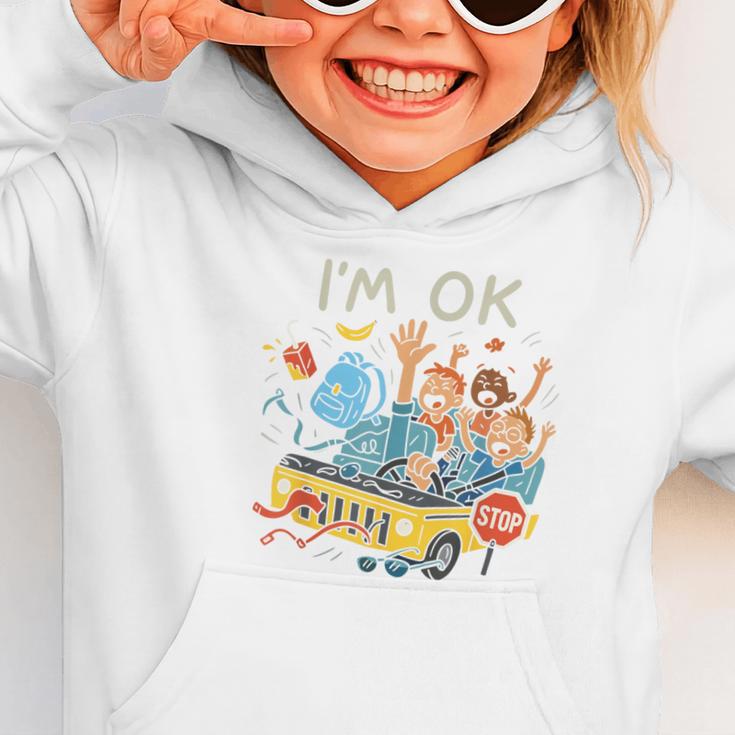 Humorous Graphic Art For School Bus Driver Back To School Graphic Toddler Hoodie Humorous Graphic Art For School Bus Driver Back To School Graphic Toddler Hoodie