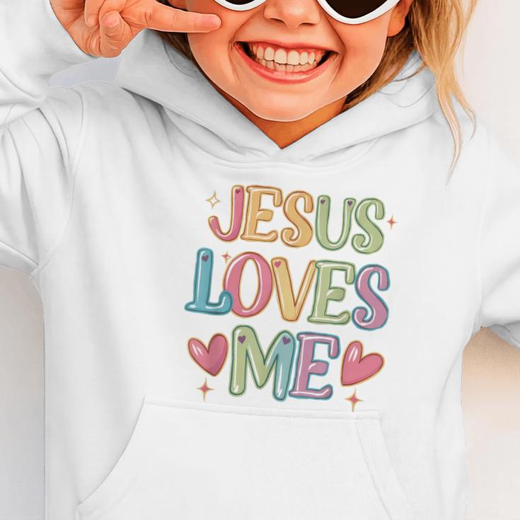 Jesus Loves Me Christian Kids Back To School Graphic Toddler Hoodie Jesus Loves Me Christian Kids Back To School Graphic Toddler Hoodie