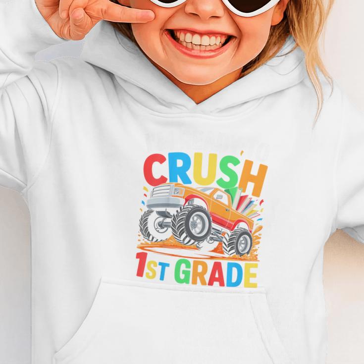 Kids I'm Ready To Crush 1st Grade Shirt Back To School Boy Graphic Toddler Hoodie Kids I'm Ready To Crush 1st Grade Shirt Back To School Boy Graphic Toddler Hoodie
