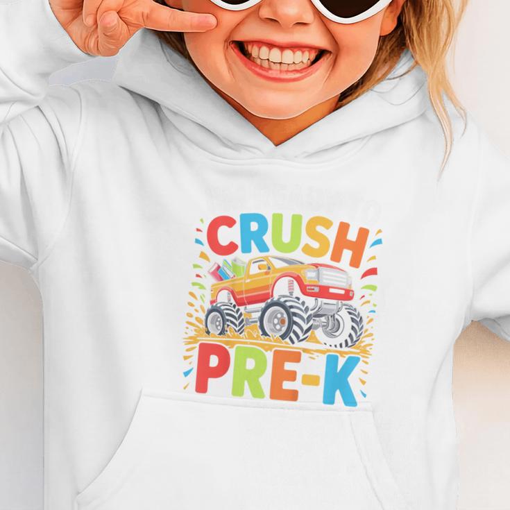 Kids I'm Ready To Crush Pre-K Shirt Back To School PreK Boy Graphic Toddler Hoodie Kids I'm Ready To Crush Pre-K Shirt Back To School PreK Boy Graphic Toddler Hoodie