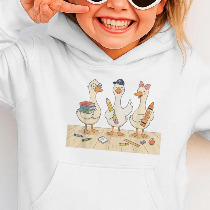 Kindergarten 1st Grade Goose Back To School Kids Graphic Toddler Hoodie Kindergarten 1st Grade Goose Back To School Kids Graphic Toddler Hoodie