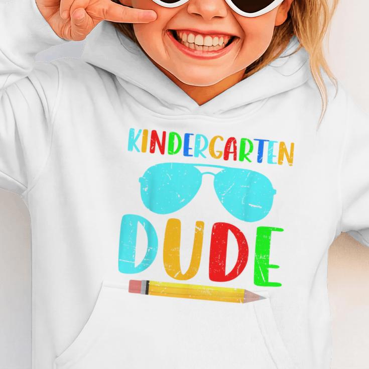 Kindergarten Dude First Day Back To School Kids Boys Graphic Toddler Hoodie Kindergarten Dude First Day Back To School Kids Boys Graphic Toddler Hoodie
