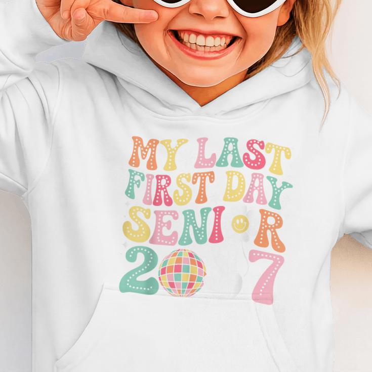 My Last First Day Senior 2027 Back To School Class Of 2027 Graphic Toddler Hoodie My Last First Day Senior 2027 Back To School Class Of 2027 Graphic Toddler Hoodie