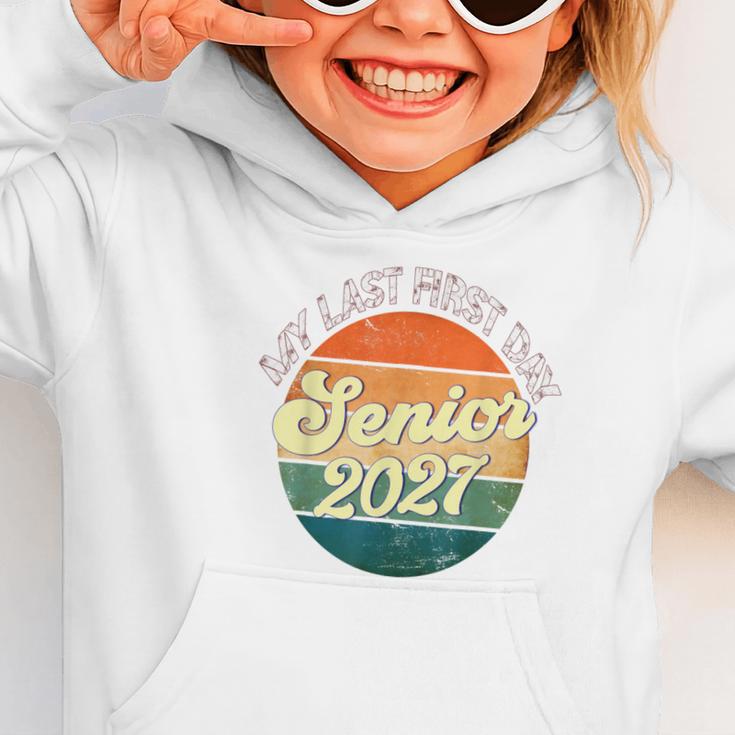 Last First Day Senior 2027 Back To School Class Of 2027 Graphic Toddler Hoodie Last First Day Senior 2027 Back To School Class Of 2027 Graphic Toddler Hoodie