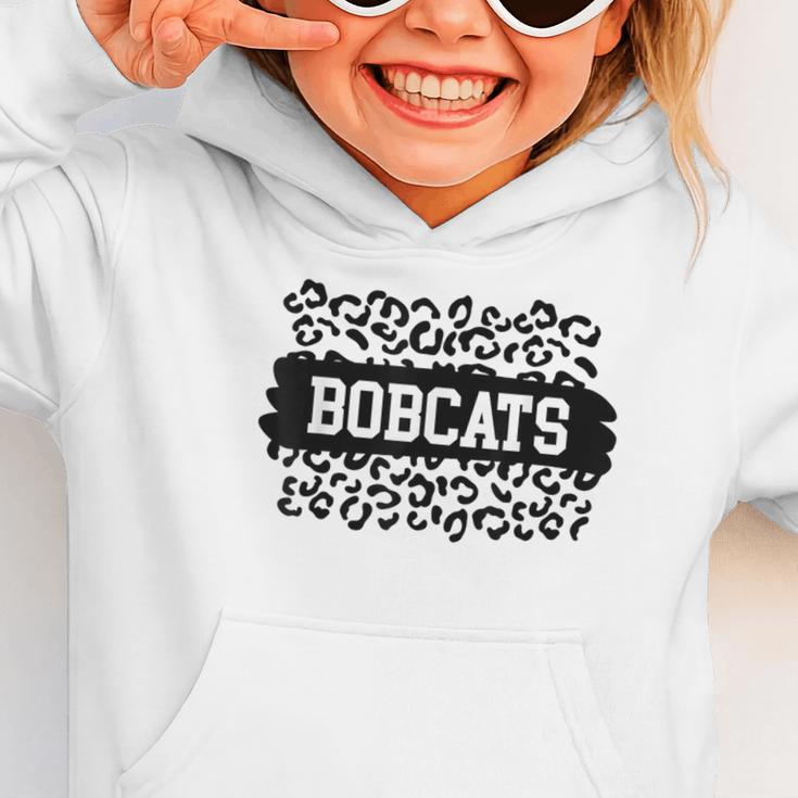 Leopard Bobcats School Spirit Fan Team Back To School Graphic Toddler Hoodie Leopard Bobcats School Spirit Fan Team Back To School Graphic Toddler Hoodie