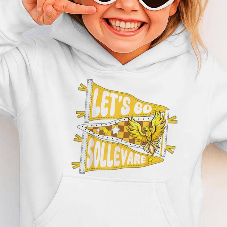Let's Go Sollevare Uplift Back To School Spirit Graphic Toddler Hoodie