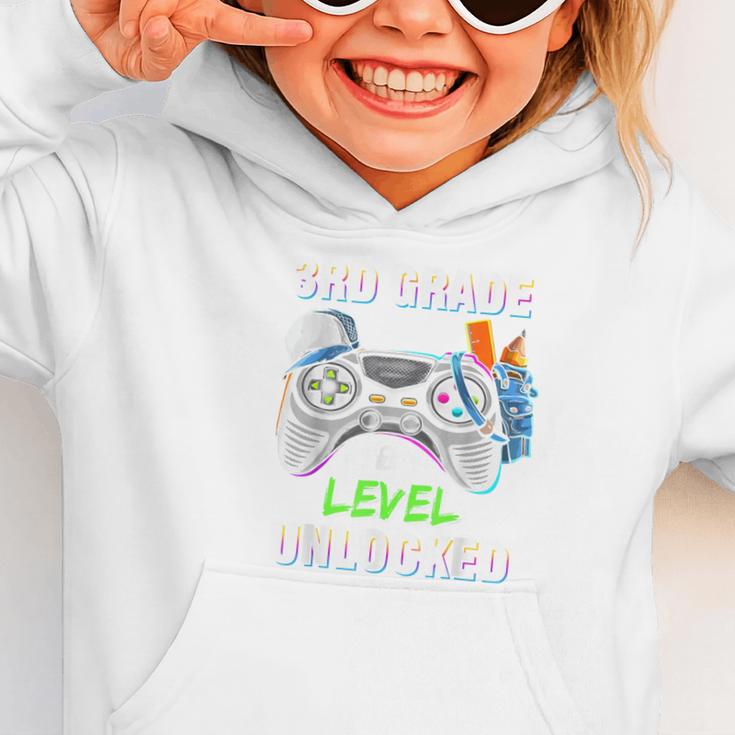 Level 3rd Grade Unlocked Back To School First Day Boys Kids Graphic Toddler Hoodie Level 3rd Grade Unlocked Back To School First Day Boys Kids Graphic Toddler Hoodie