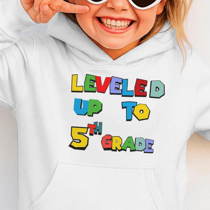 Leveled Up To 5th Grade Back To School Kids Boys Premium Tri-Blend Graphic Toddler Hoodie Leveled Up To 5th Grade Back To School Kids Boys Premium Tri-Blend Graphic Toddler Hoodie
