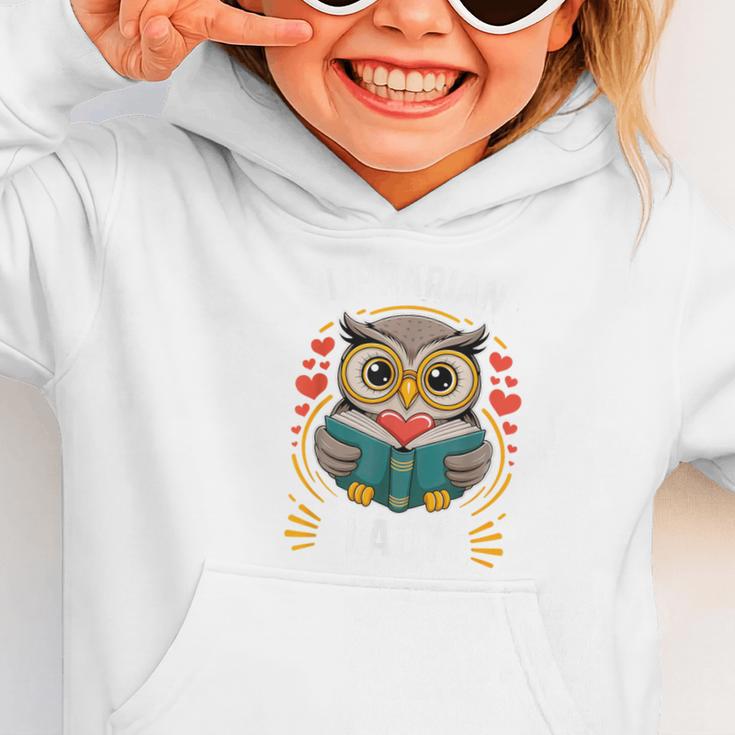 Librarian Lady Library Cute Owl Back To School Women Girls Graphic Toddler Hoodie Librarian Lady Library Cute Owl Back To School Women Girls Graphic Toddler Hoodie