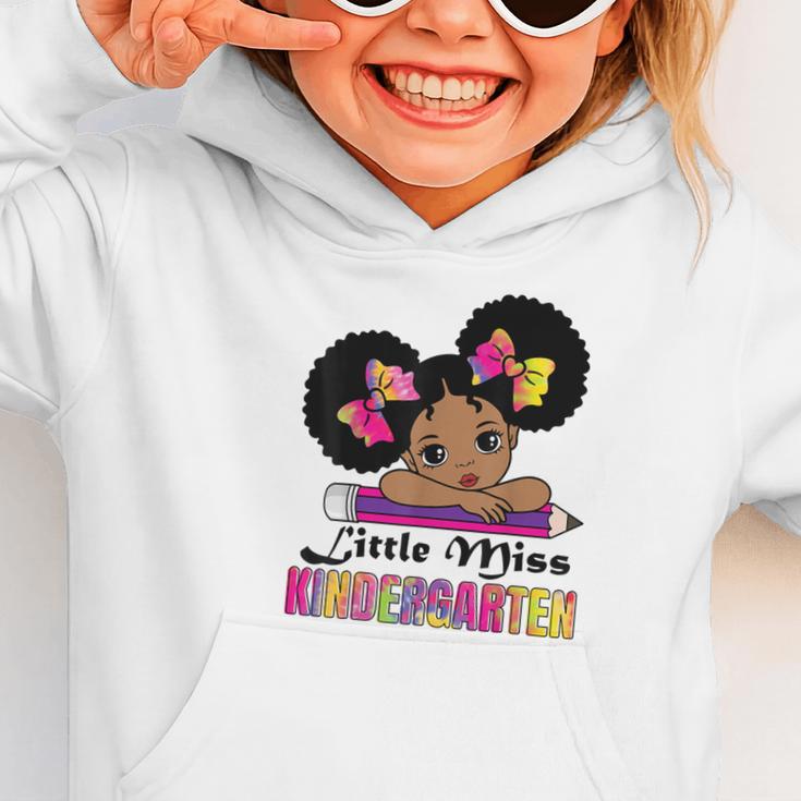 Little Miss Kindergarten Afro Puff Girl Back To School Graphic Toddler Hoodie Little Miss Kindergarten Afro Puff Girl Back To School Graphic Toddler Hoodie