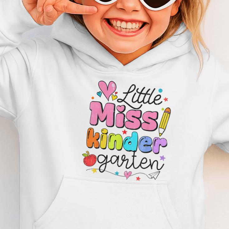 Little Miss Kindergarten Back To School Cute Kinder Girls Graphic Toddler Hoodie Little Miss Kindergarten Back To School Cute Kinder Girls Graphic Toddler Hoodie