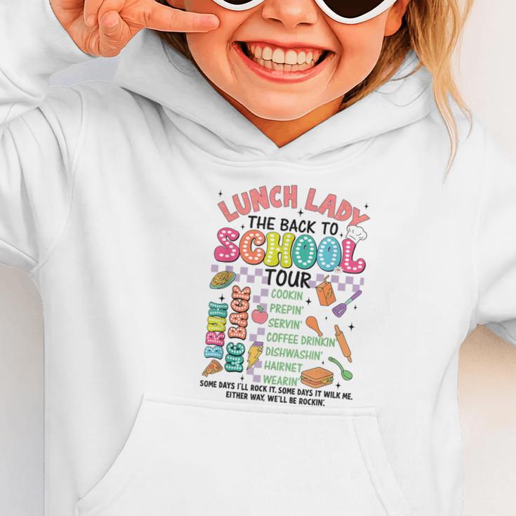 Lunch Cafeteria Crew Lady Back To School Tour Graphic Toddler Hoodie