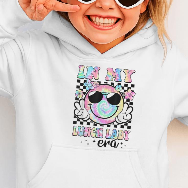 In My Lunch Lady Era Groovy Retro Back To School Graphic Toddler Hoodie In My Lunch Lady Era Groovy Retro Back To School Graphic Toddler Hoodie