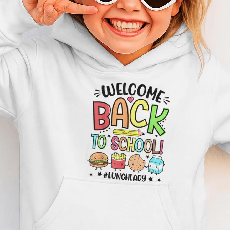 Lunch Lady Welcome Back To School 1st Day Of School Graphic Toddler Hoodie