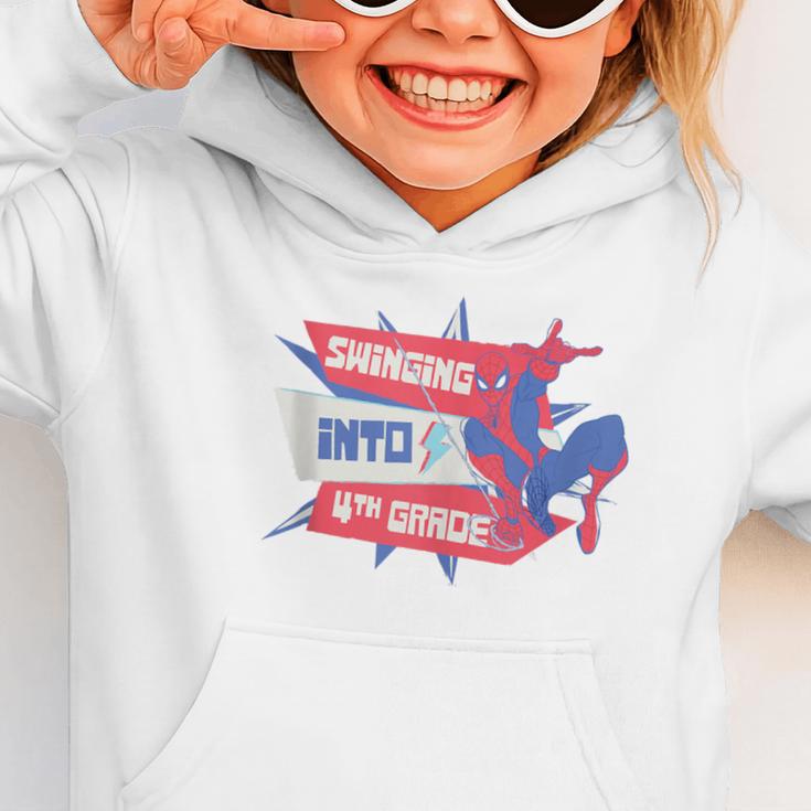 Marvel Spider-Man Swinging Into 4th Grade Back To School Graphic Toddler Hoodie