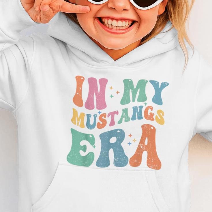 In My Mustangs Era Back To School Spirit Game Retro Groovy Graphic Toddler Hoodie In My Mustangs Era Back To School Spirit Game Retro Groovy Graphic Toddler Hoodie