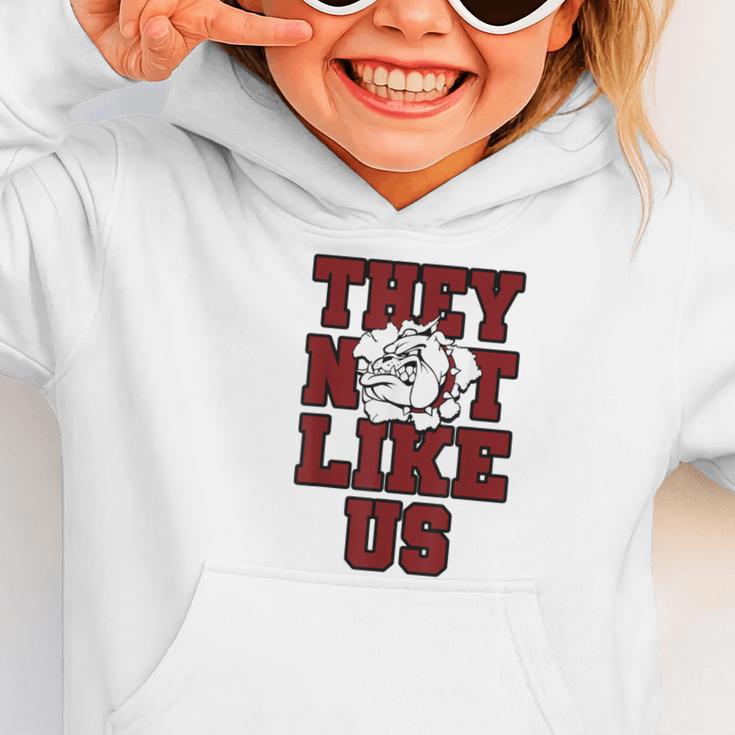 Not Like Bulldog Back To School Spirit M Graphic Toddler Hoodie