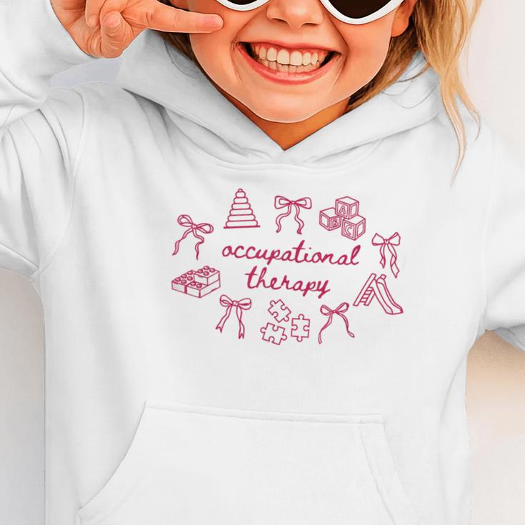 Occupational Therapy Coquette Bow OT COTA Back To School Graphic Toddler Hoodie Occupational Therapy Coquette Bow OT COTA Back To School Graphic Toddler Hoodie