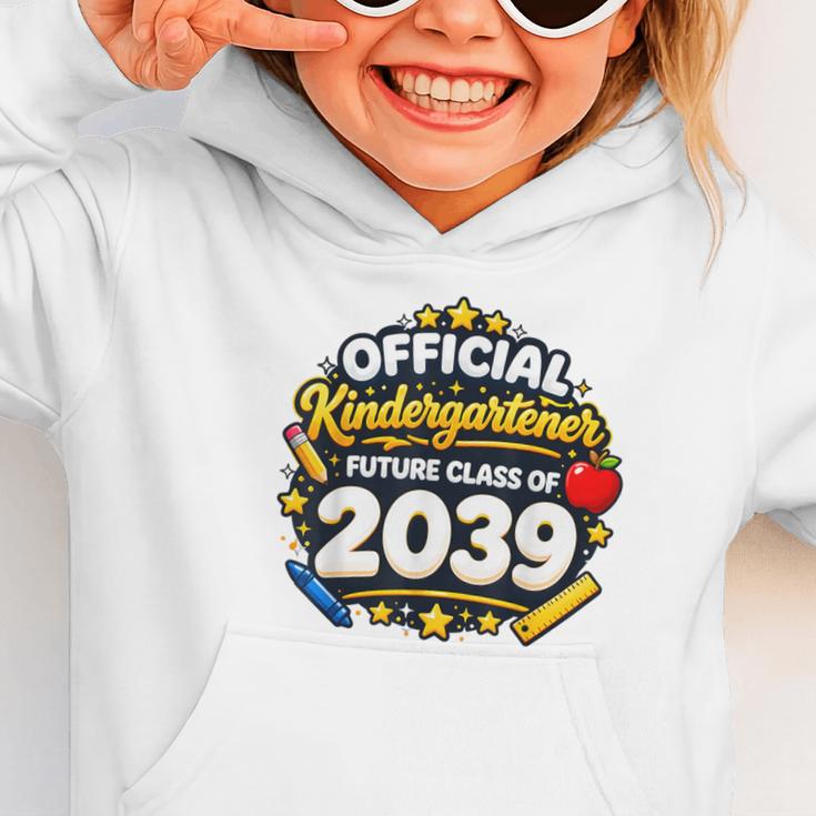 Official Kindergartener Future Class Of 2039 Back To School Graphic Toddler Hoodie Official Kindergartener Future Class Of 2039 Back To School Graphic Toddler Hoodie