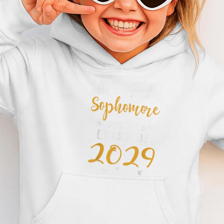 Officially a Sophomore Future Class Of 2029 Back To School Graphic Toddler Hoodie
