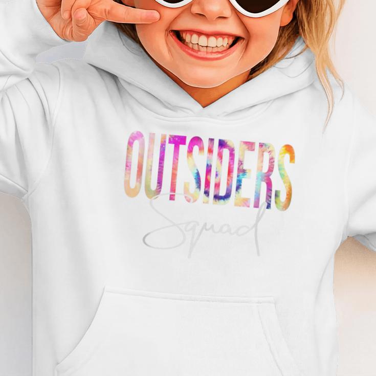 Outsiders Squad Tie Dye Back To School Women Appreciation Graphic Toddler Hoodie Outsiders Squad Tie Dye Back To School Women Appreciation Graphic Toddler Hoodie