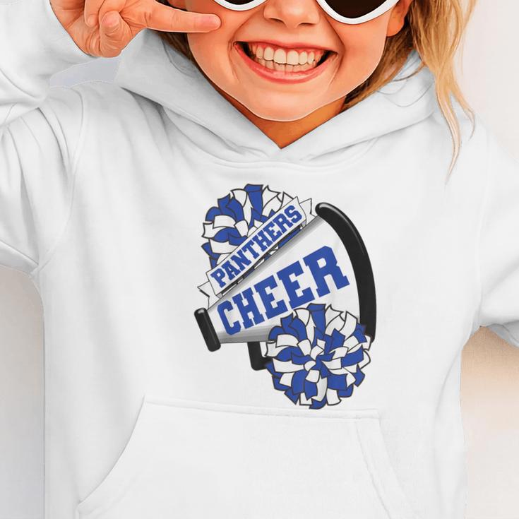 Panthers Cheer Back To School Cheerleading Spirit B Graphic Toddler Hoodie
