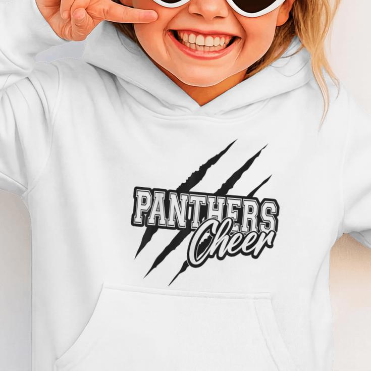 Panthers Cheer Back To School Cheerleading Team Spirit Graphic Toddler Hoodie Panthers Cheer Back To School Cheerleading Team Spirit Graphic Toddler Hoodie