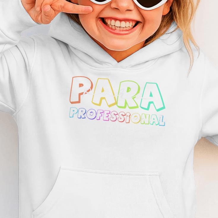 Para Paraprofessional Paraeducator First Day Back To School Graphic Toddler Hoodie Para Paraprofessional Paraeducator First Day Back To School Graphic Toddler Hoodie