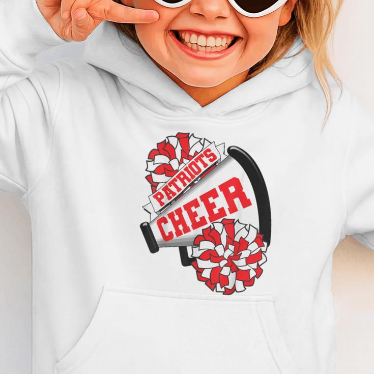 Patriots Cheer Back To School Cheerleading Spirit R Graphic Toddler Hoodie Patriots Cheer Back To School Cheerleading Spirit R Graphic Toddler Hoodie