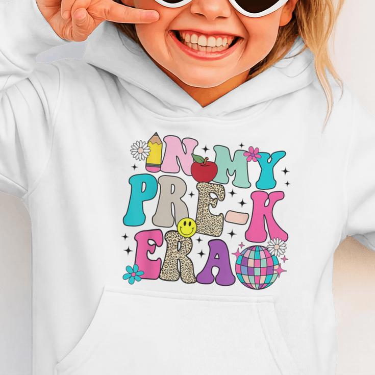 In My Pre-K Era Back To School Retro Groovy Preschool Graphic Toddler Hoodie In My Pre-K Era Back To School Retro Groovy Preschool Graphic Toddler Hoodie