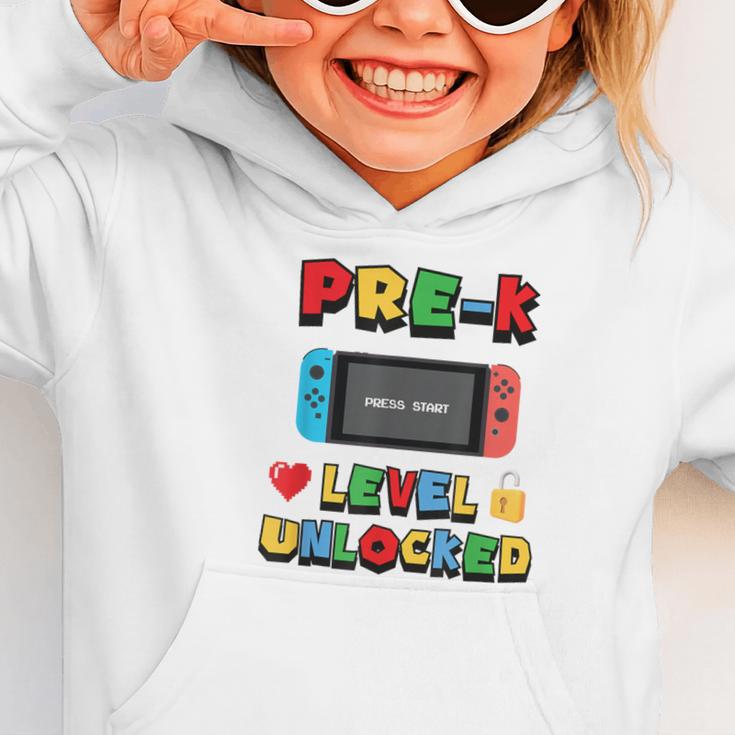 Pre-K Level Unlocked Back To School Video Game Graphic Toddler Hoodie Pre-K Level Unlocked Back To School Video Game Graphic Toddler Hoodie