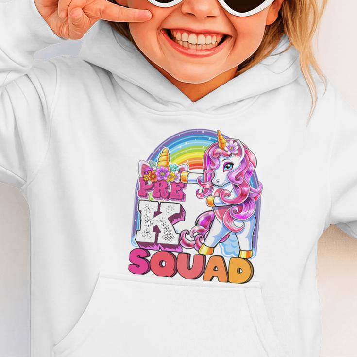 Pre-K Squad Flossing Unicorn Back To School Girls Premium Tri-Blend Graphic Toddler Hoodie Pre-K Squad Flossing Unicorn Back To School Girls Premium Tri-Blend Graphic Toddler Hoodie