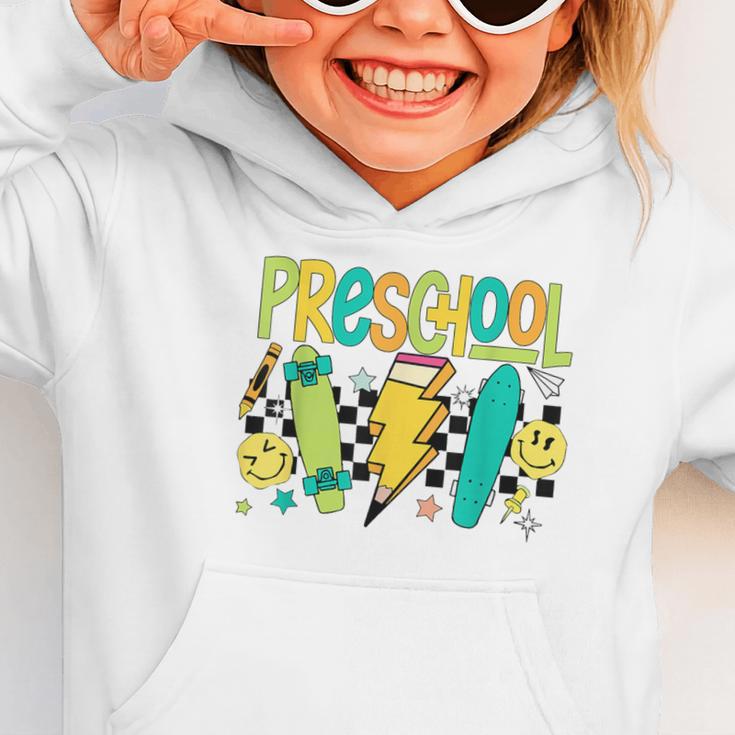 Preschool Skateboard Back To School Boy Girl Kid Graphic Toddler Hoodie Preschool Skateboard Back To School Boy Girl Kid Graphic Toddler Hoodie