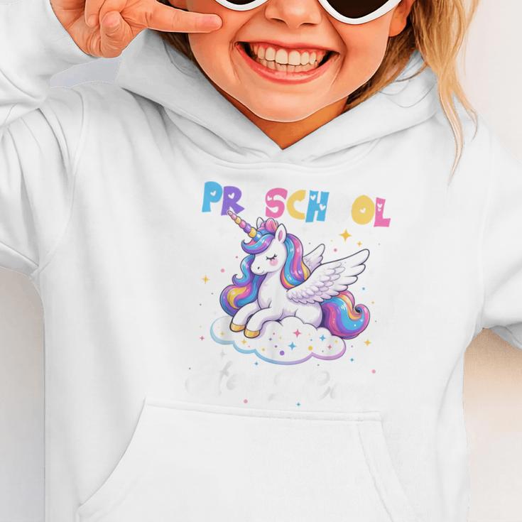 Preschool Here I Come Unicorn Back To School Girl Student Graphic Toddler Hoodie