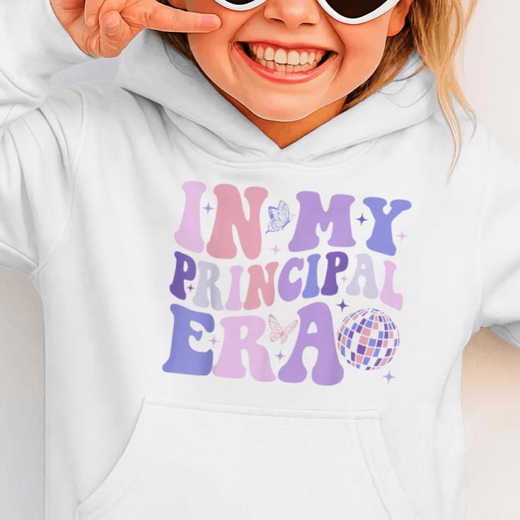 In My Principal Era Groovy School Headmaster Back To School Graphic Toddler Hoodie In My Principal Era Groovy School Headmaster Back To School Graphic Toddler Hoodie